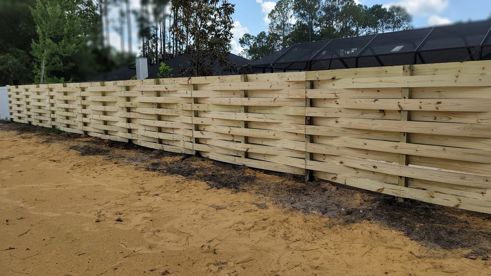 Wood Fence Project 8