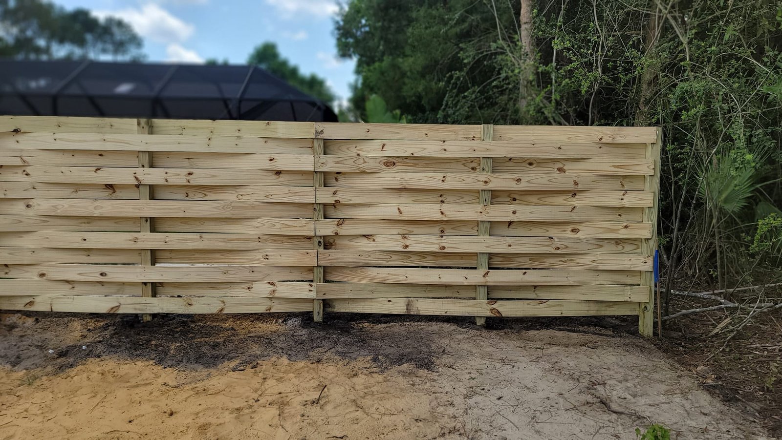 Wood Fence Project 9